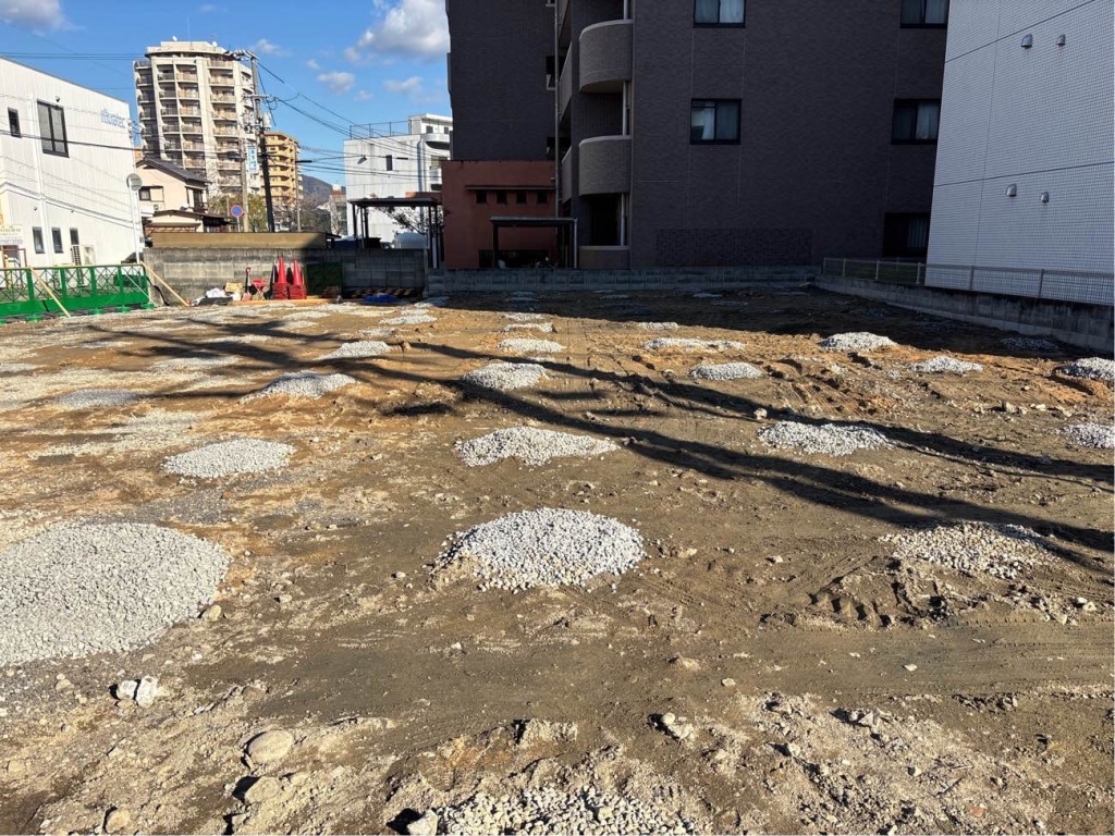 「データコーポレーション新社屋新築工事」地盤補強工事完了いたしました